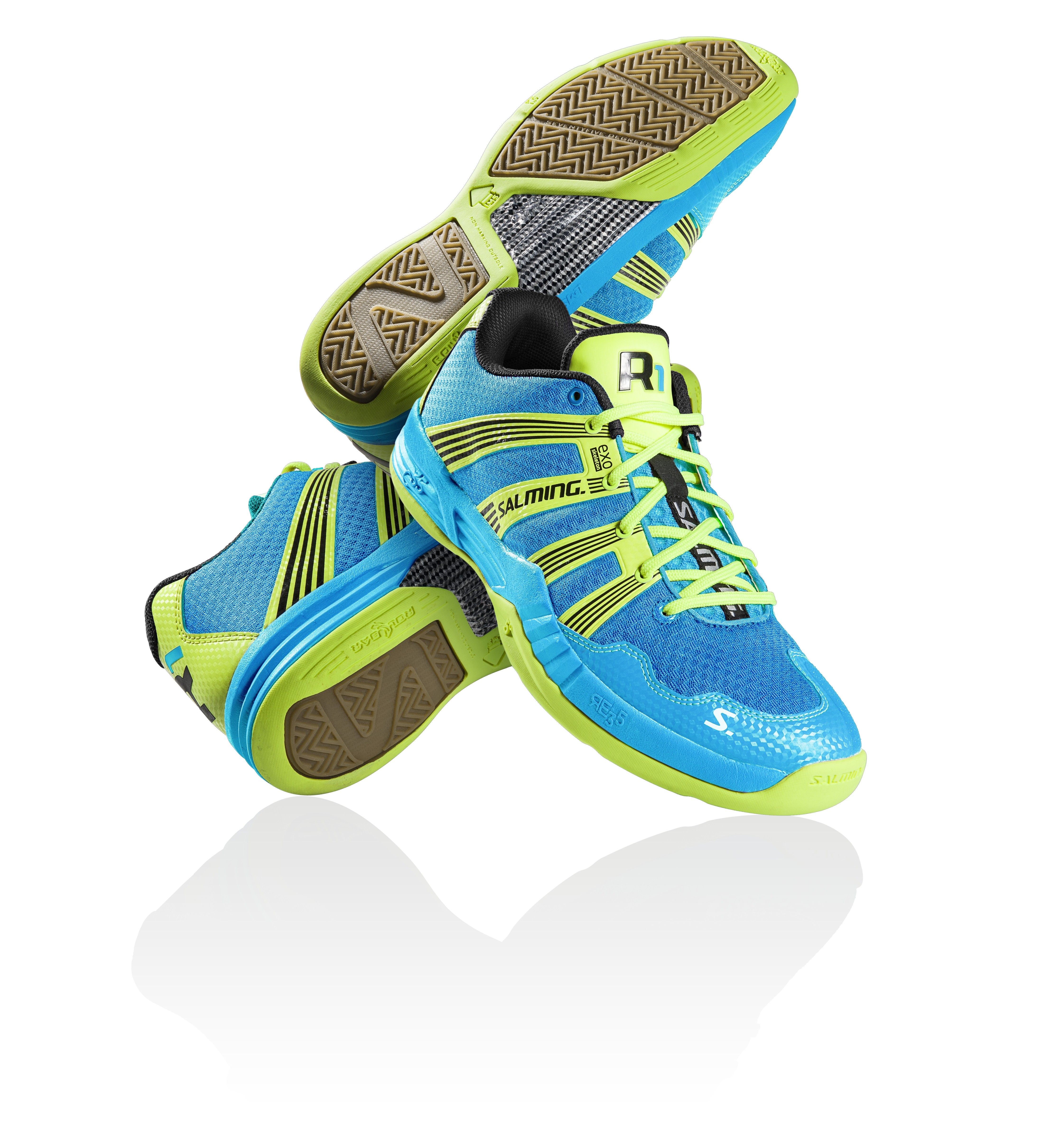 Salming Race R1 2.0 Squash & Indoor Court Shoes (Blue)